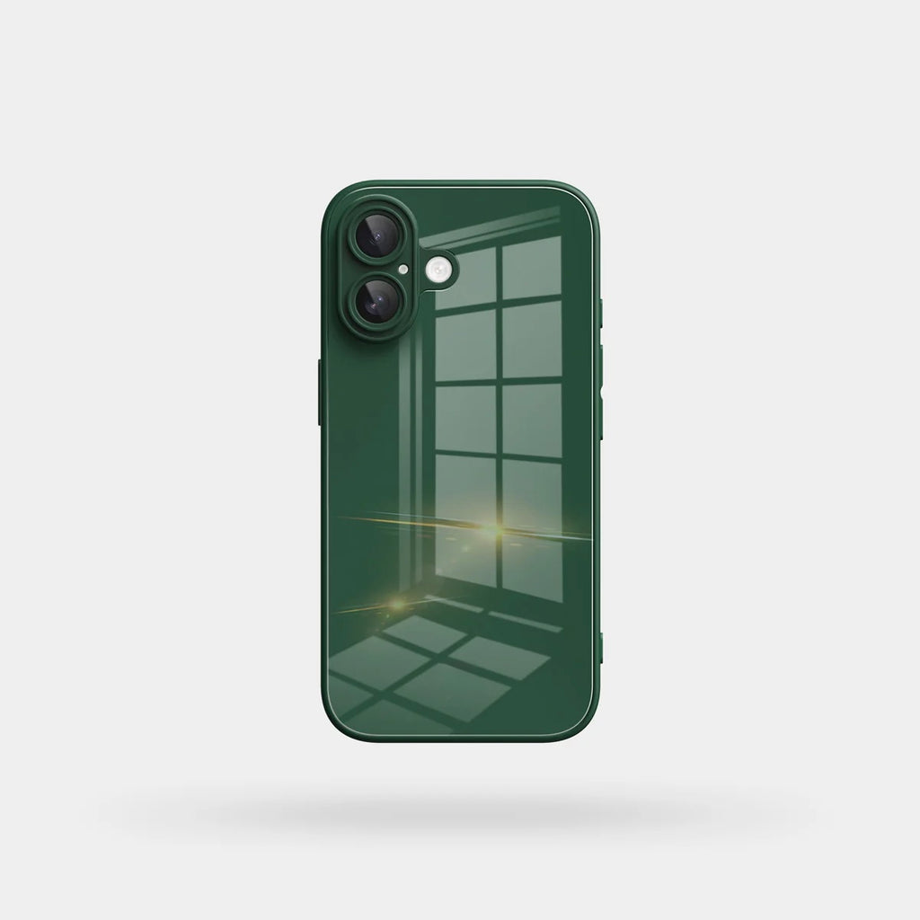 Lily Green Glass Silicone IPhone Case