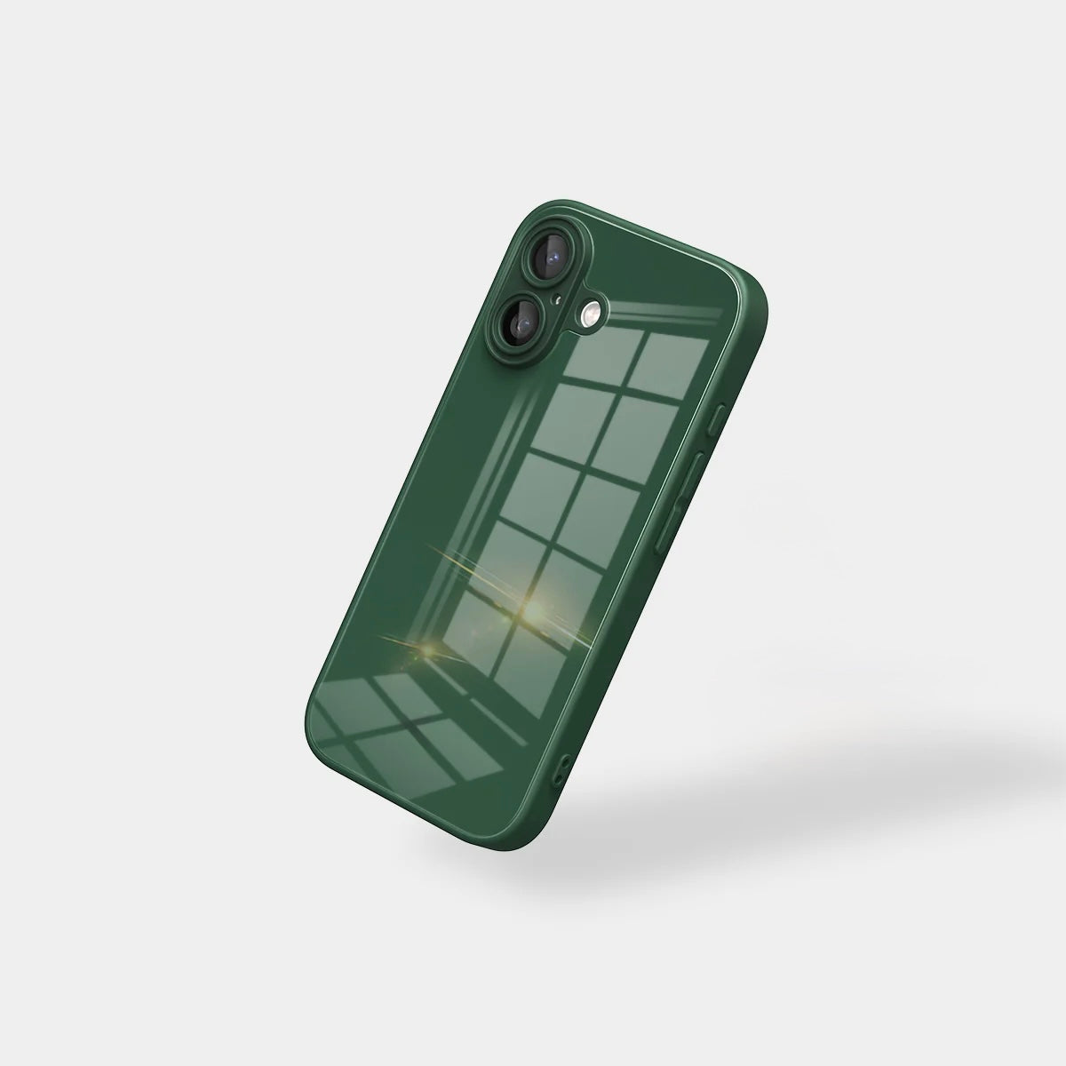 Lily Green Glass Silicone IPhone Case
