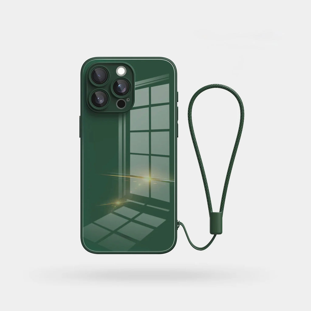Lily Green Glass Silicone IPhone Case