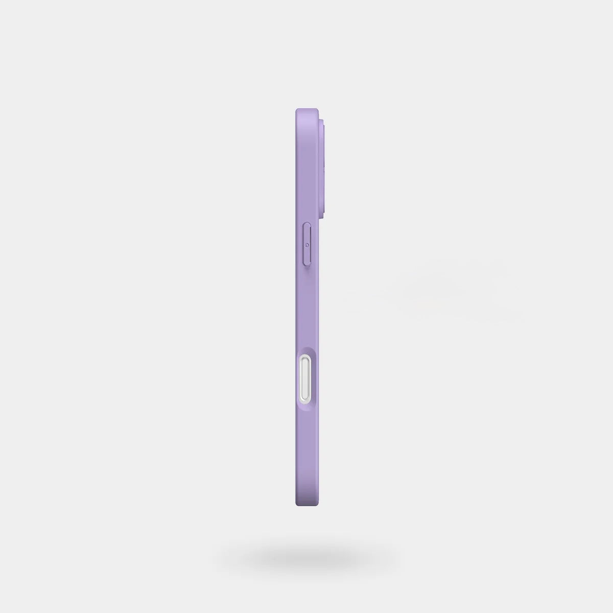 Lily Light Purple Glass Silicone IPhone Case