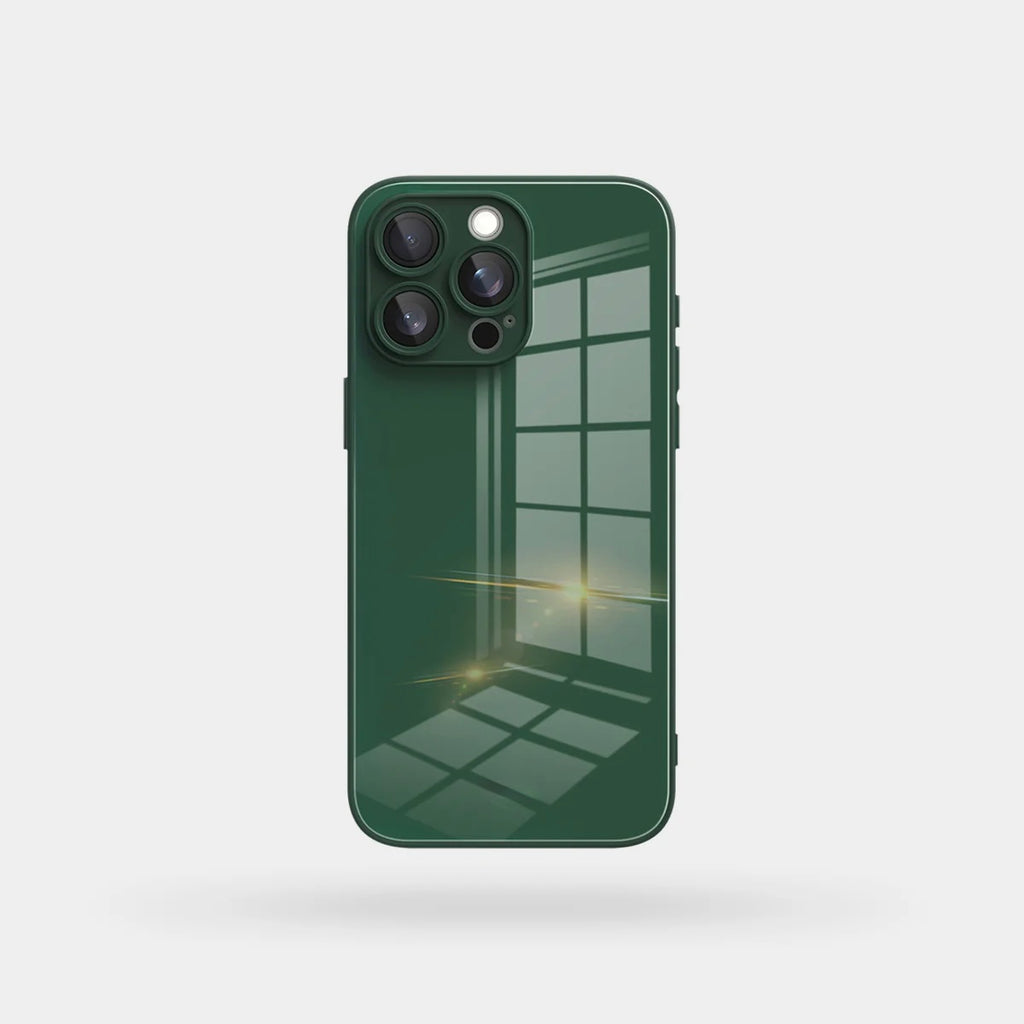 Lily Green Glass Silicone IPhone Case