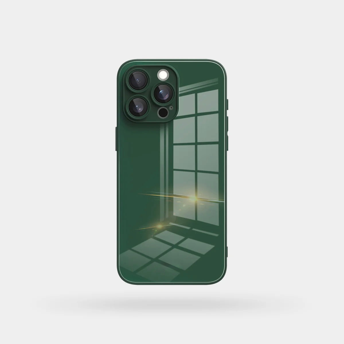 Lily Green Glass Silicone IPhone Case