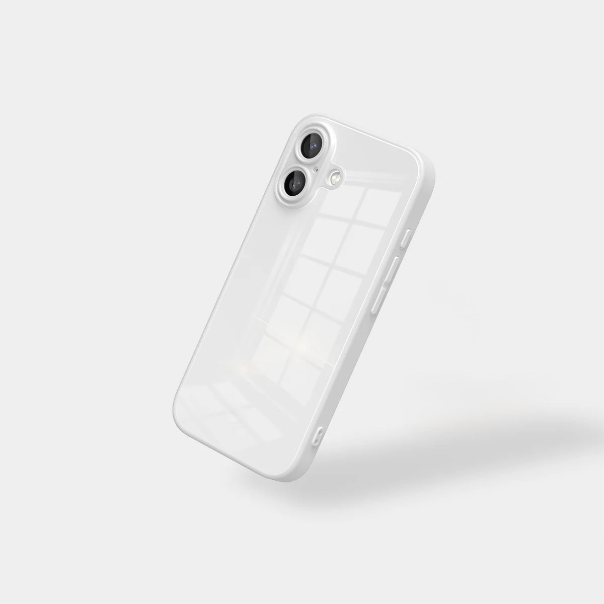 Lily White Glass Silicone IPhone Case