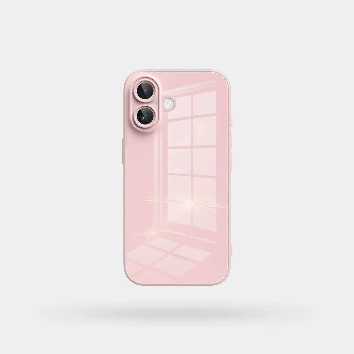 Lily Pink Glass Silicone IPhone Case