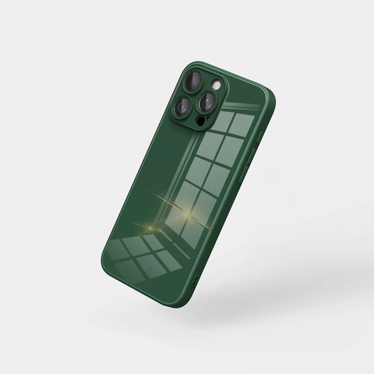 Lily Green Glass Silicone IPhone Case