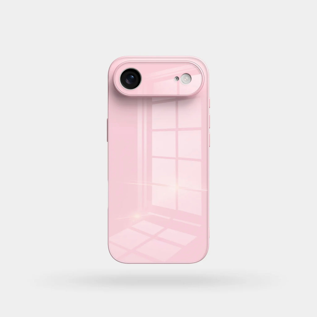Lily Pink Glass Silicone IPhone Case