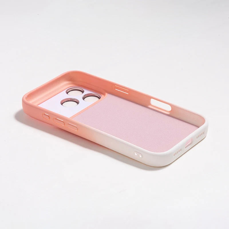 Aura Peach Liquid Silicone IPhone Case
