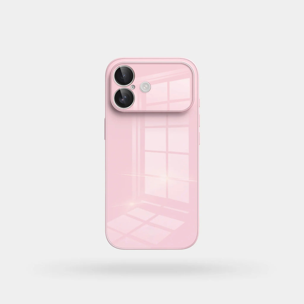 Lily Pink Glass Silicone IPhone Case