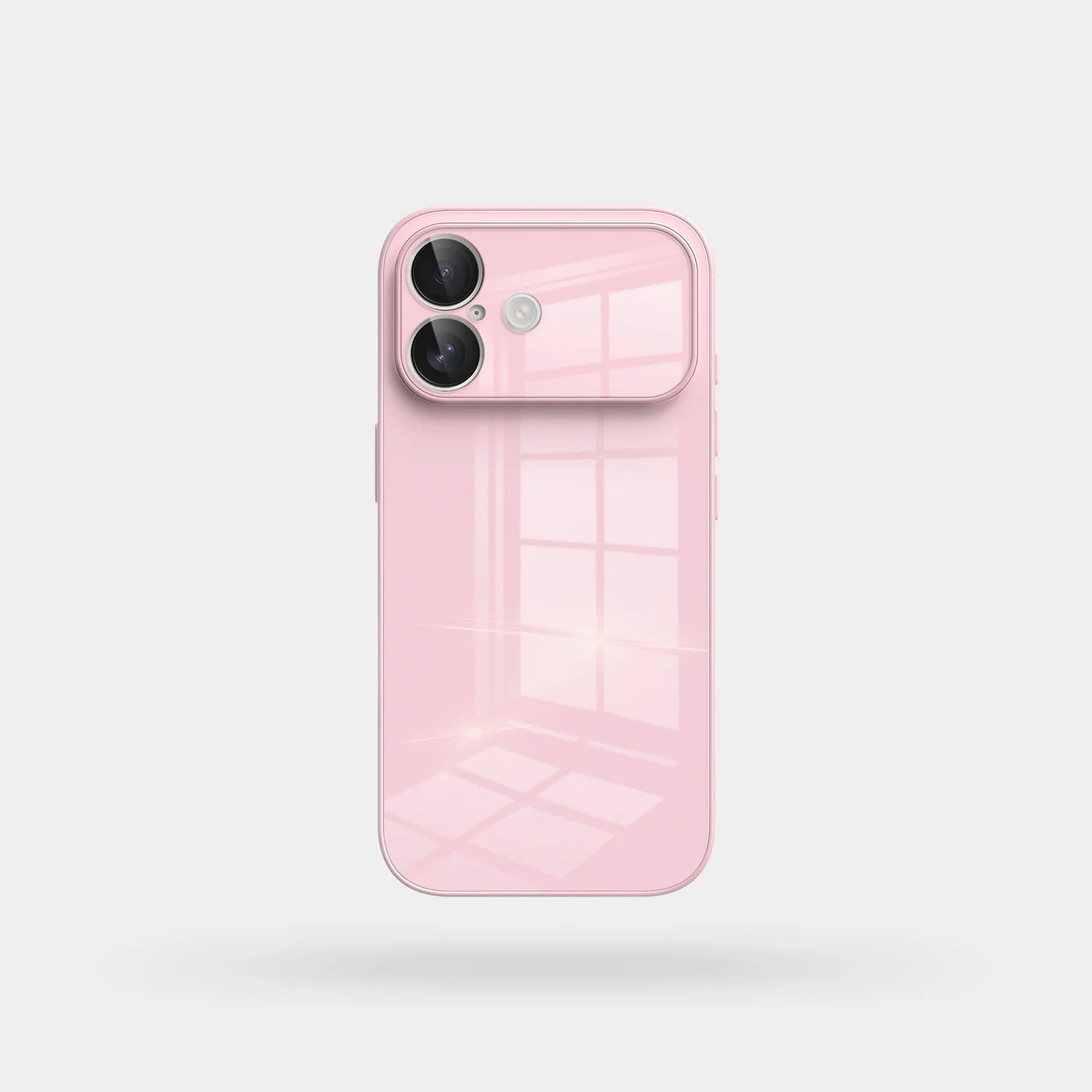 Lily Pink Glass Silicone IPhone Case