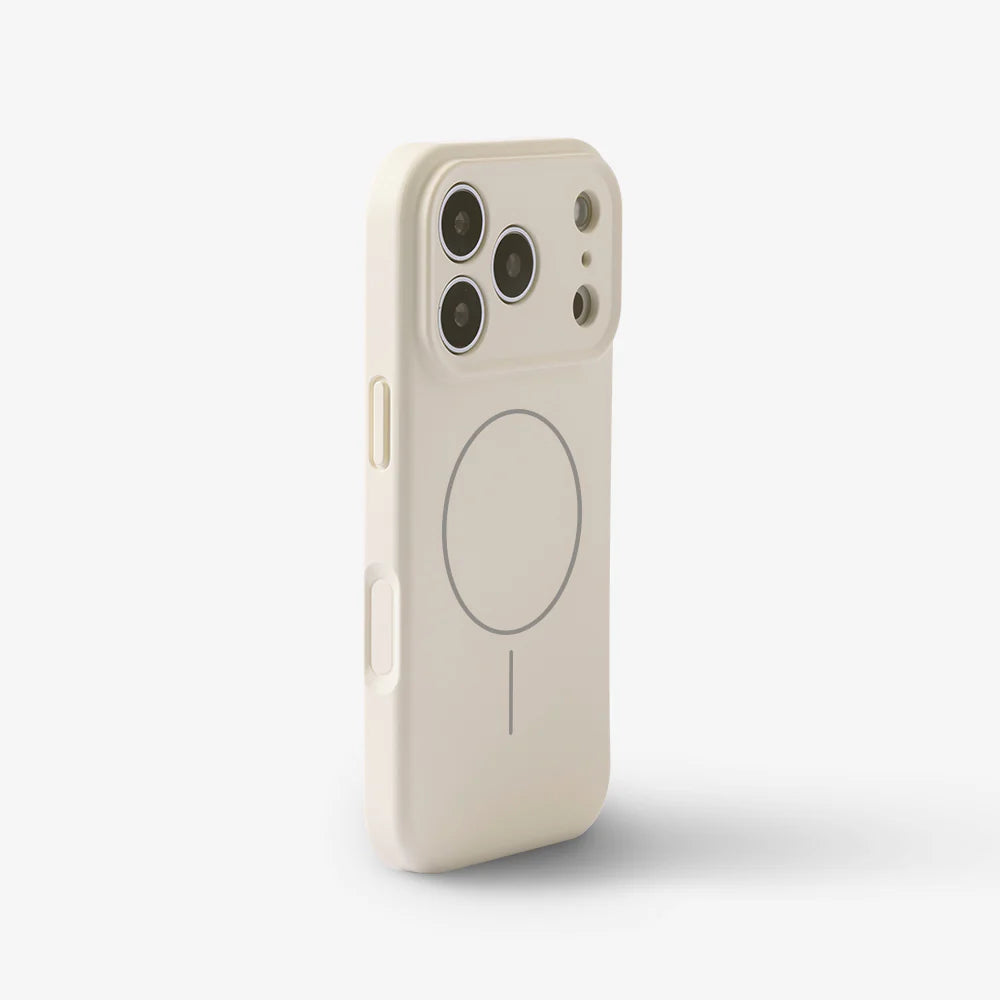 Luna Off-White Liquid Silicone IPhone Case