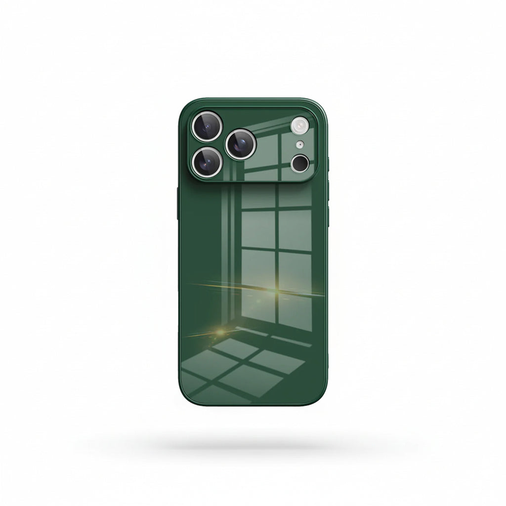 Lily Green Glass Silicone IPhone Case