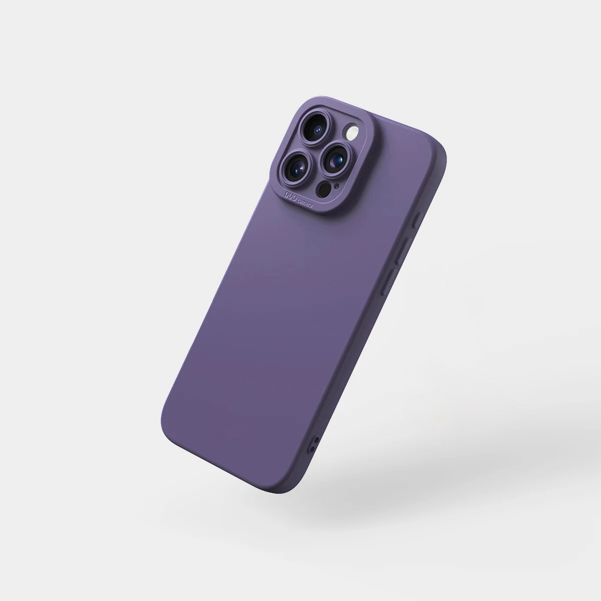 Halo Dark Purple Liquid Silicone IPhone Case