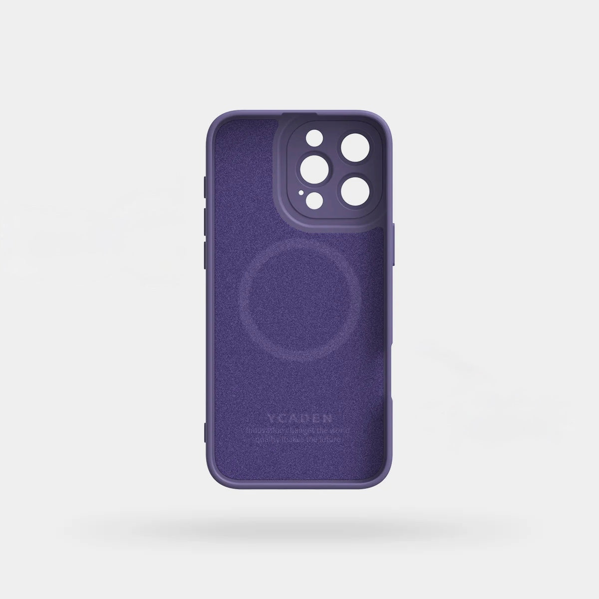 Halo Dark Purple Liquid Silicone IPhone Case