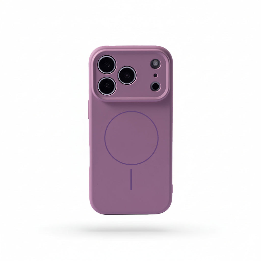 Luna Dark Purple Liquid Silicone IPhone Case