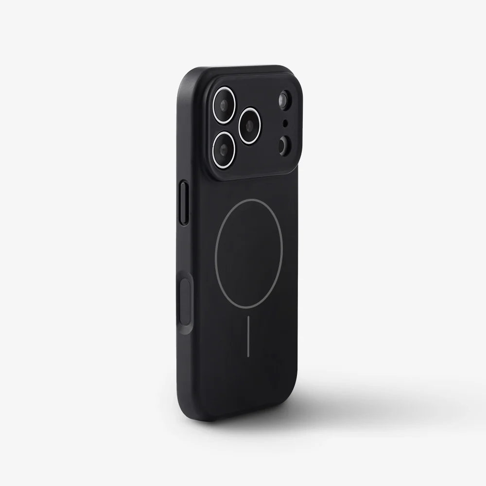 Luna Black Liquid Silicone IPhone Case